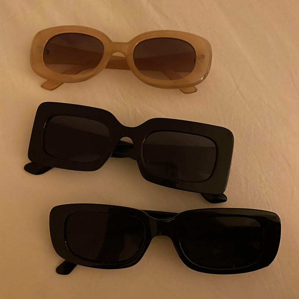 Set of Trendy Sunglasses